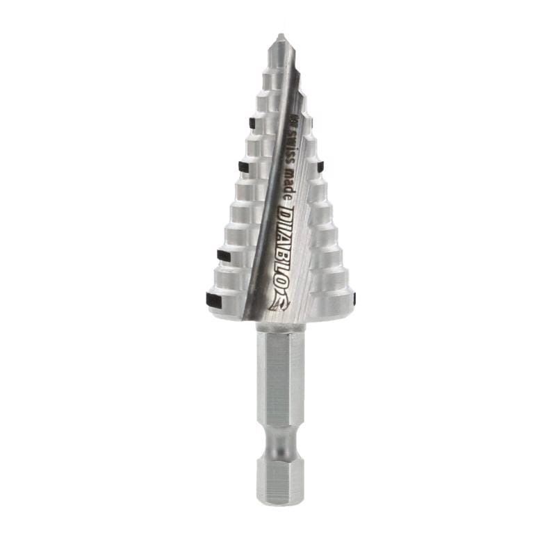 Diablo DSD0875S12 7/8 in. X 2-3/4 in. L Metal Impact Step Drill Bit Hex Shank 1 pk