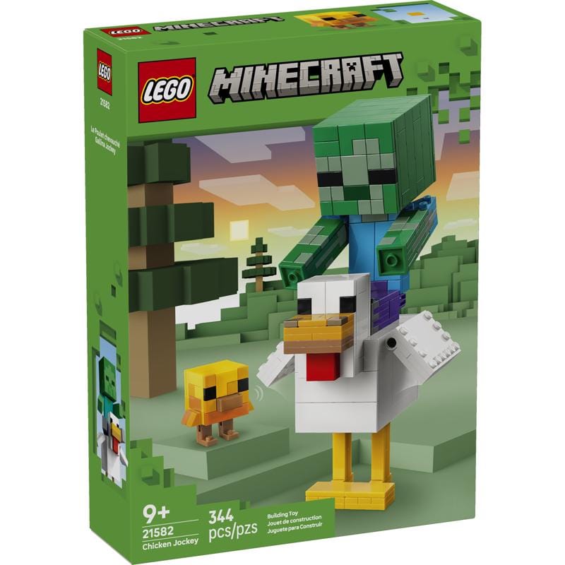 Lego 21582 Minecraft Chicken Jockey Building Set Multicolor 344 pc