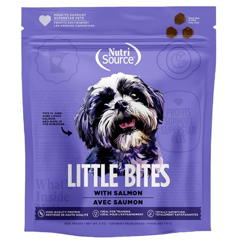 NutriSource 80007 Salmon Treats For Dogs 6 oz 1 pk