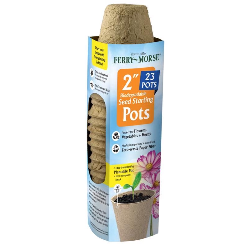 Ferry-Morse FR220B 23 Cells 2 in. H X 2.25 in. W X 2.25 in. L Seed Starting Peat Pot 23 pk