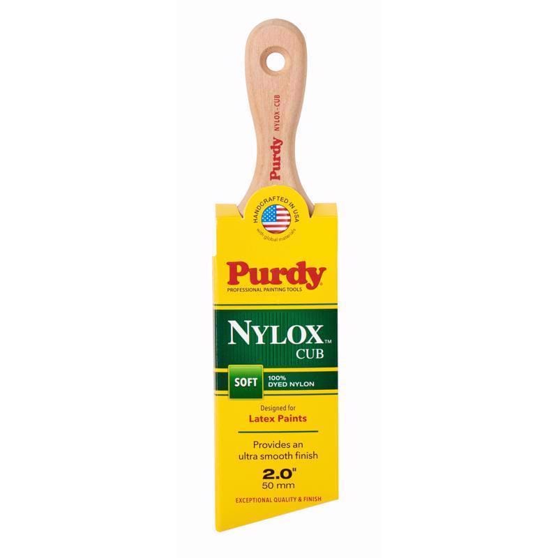 Purdy 144153220 Nylox Cub 2 in. Soft Angle Trim Paint Brush