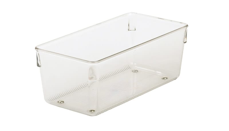 iDesign 52830 Linus 3 in. H X 4 in. W X 8 in. D Plastic Drawer Organizer