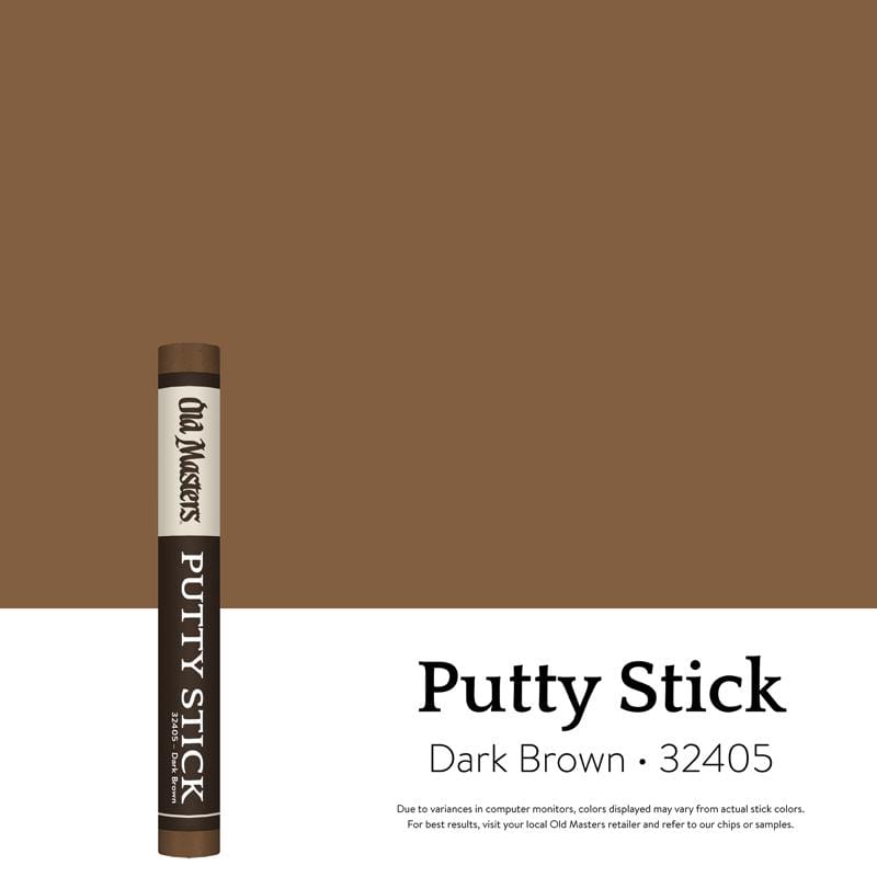 Old Masters 32405 Dark Brown Putty Stick 0.5 oz