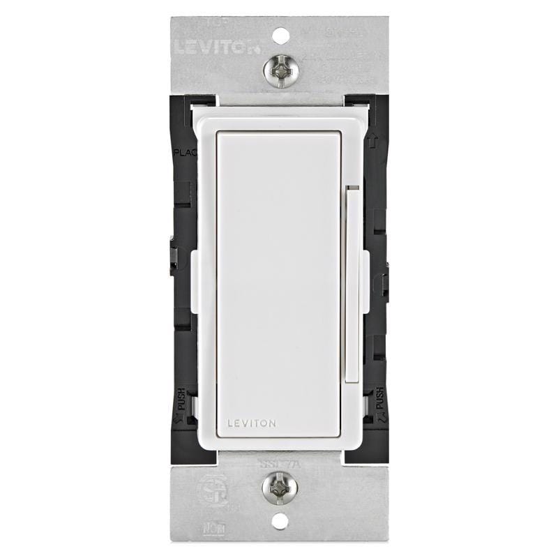 Leviton D24SF-1RW Decora Rocker Smart-Enabled Fan Control Switch White 1 pk