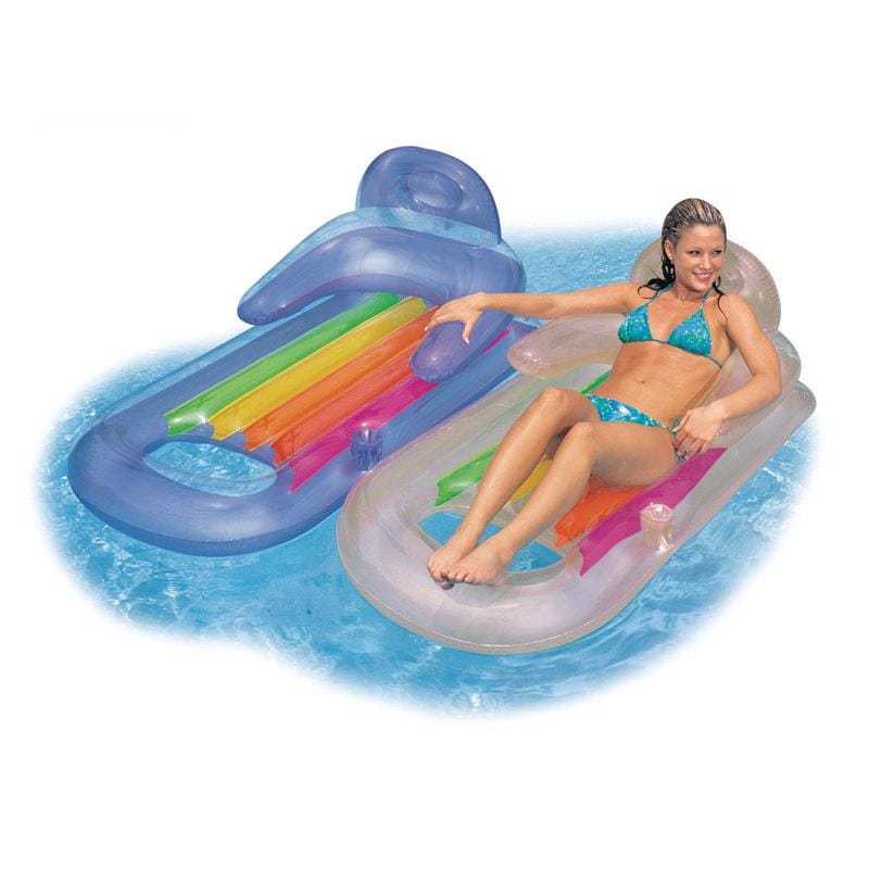 Intex 58802EP King Kool Assorted Vinyl Inflatable Pool Floating Lounger