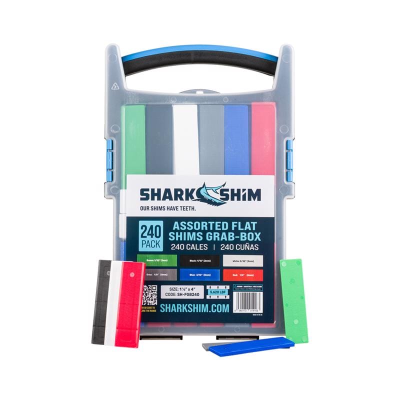 Shark Shim SH-FGB240 Broadfix 1.1 in. W X 3.9 in. L Hard Plastic Shim 240 pk