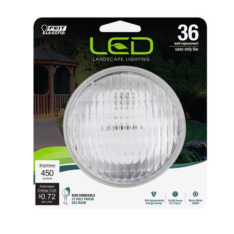 Feit BPLVPAR3636/LED PAR36 G23 LED Floodlight Bulb Warm White 36 Watt Equivalence 1 pk