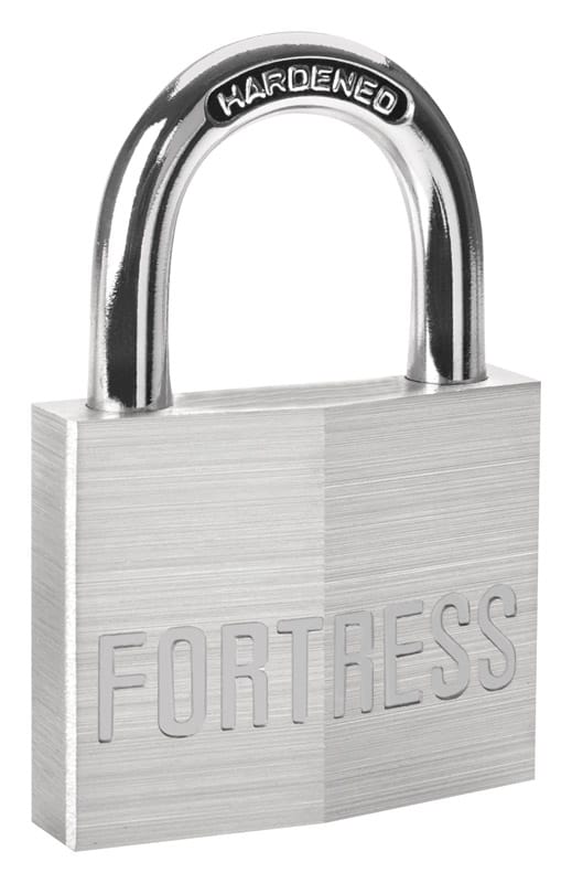 Master Lock 1840D Fortress 5.56 in. H X 1-9/16 in. W Aluminum 4-Pin Cylinder Exterior Padlock
