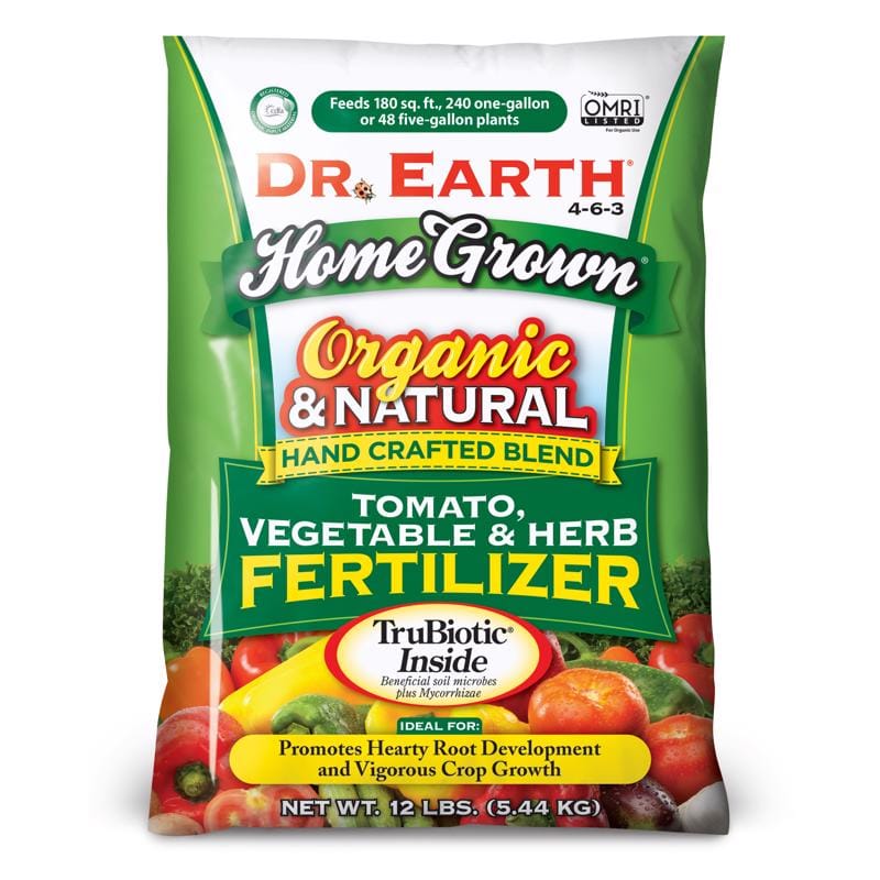 DR. Earth 711 Home Grown Organic Granules Tomato Plant Food 12 lb