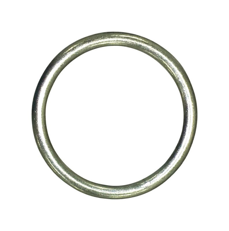 Baron 7-1 Jumbo Nickel Plated Silver Steel 1 in. L Ring 1 pk