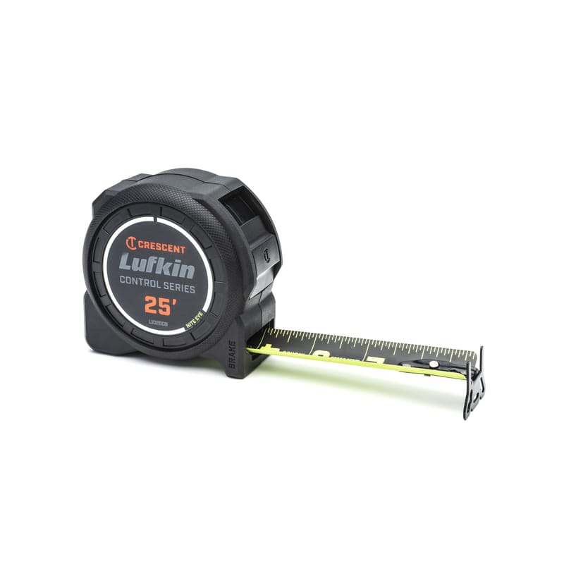 Crescent L1025CB-02 Lufkin 25 ft. L X 1-3/16 in. W Control Series Black Blade Tape Measure