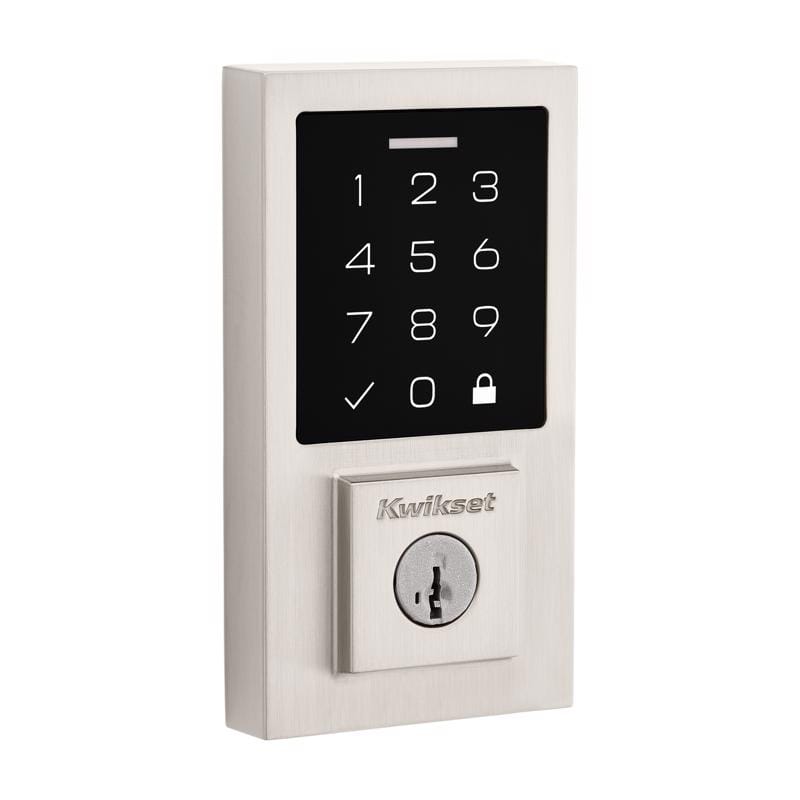 Kwikset 992700-004 270 SmartCode Satin Nickel Metal Electronic Touch Pad Deadbolt