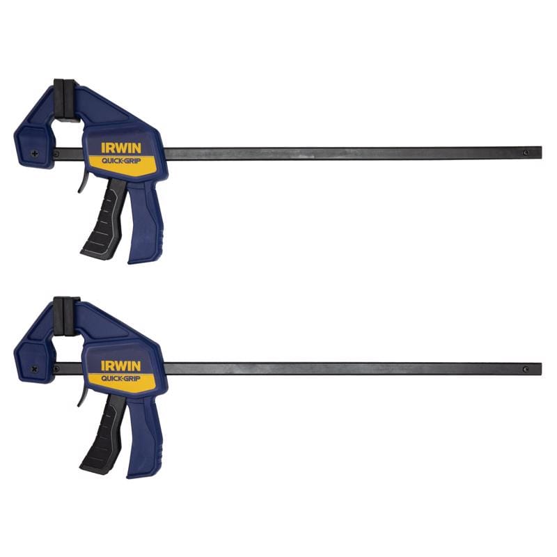 Irwin 1964745 Quick-Grip 12 in. X 2-7/16 in. D Bar Clamp 100 lb 2 pc