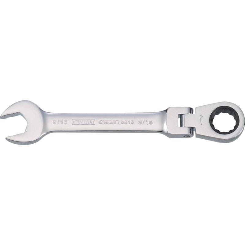 Dewalt DWMT75213OSP 9/16 in. X 9/16 in. 12 Point SAE Flex Head Combination Wrench 6.28 in. L 1 pc