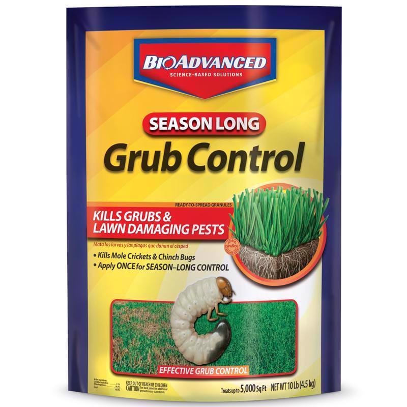 BioAdvanced 700705H Season Long, Ready-to-Spread Grub Control Granules 10 lb