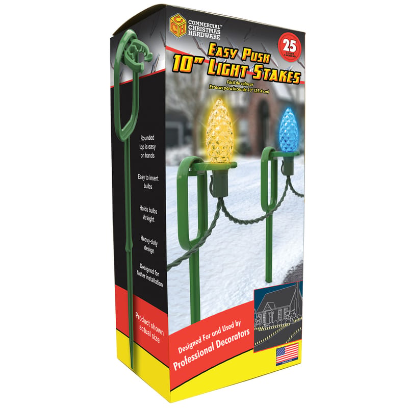 Adams 258464 Easy Push Light Stakes Light Stakes 25 pc