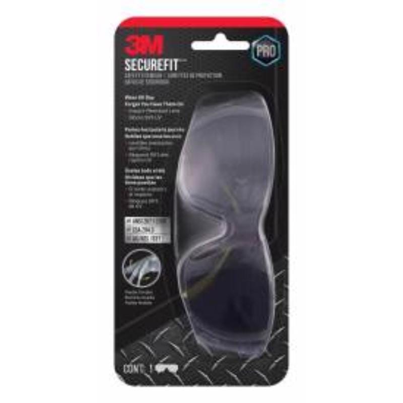 3M SF400G-WV-6-PS Securefit Anti-Fog Safety Glasses Gra