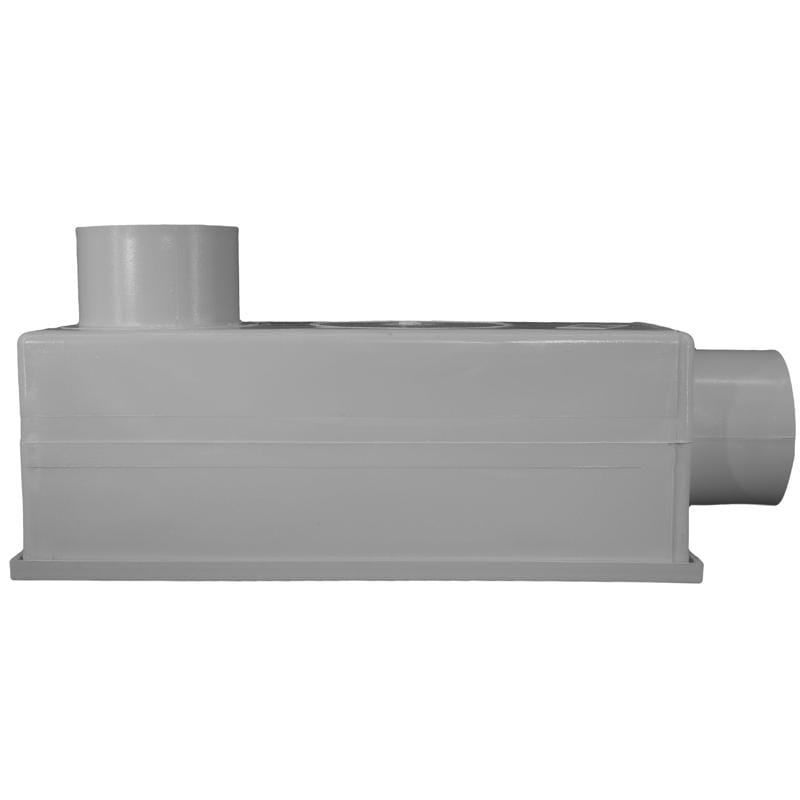 Cantex 5133669U 2-1/2 in. D PVC Conduit Body For PVC 1 pk