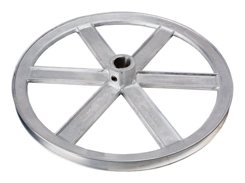 Chicago Die Cast 600A6 6 in. D X 5/8 in. D Zinc Single V-Grooved Pulley