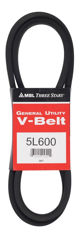 Mitsuboshi 5L600A FHP General Utility V-Belt 0.63 in. W X 60 in. L For Fractional Horsepower Motors