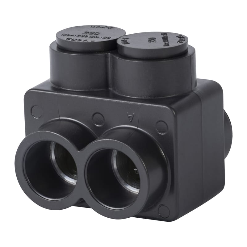 Gardner Bender GBPBTS-2-3/0 6-3/0 AWG Multiple Tap Connector Black 1 pk
