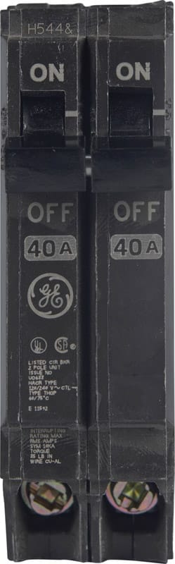 Ge THQP240 Q-Line 40 amps Standard 2-Pole Circuit Breaker