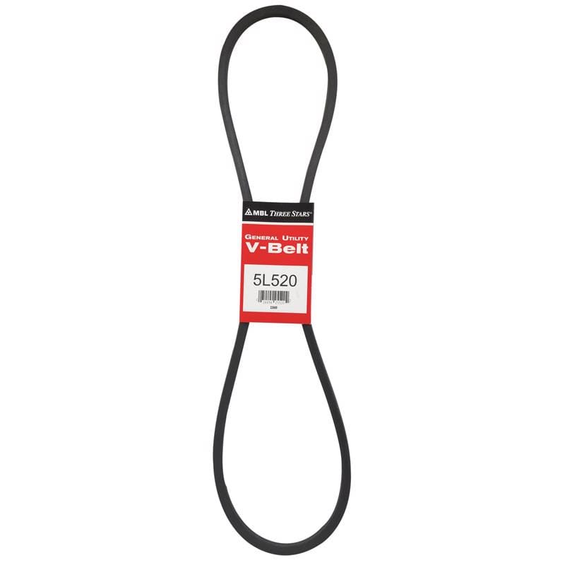 Mitsuboshi 5L520A FHP General Utility V-Belt 0.63 in. W X 52 in. L For Fractional Horsepower Motors
