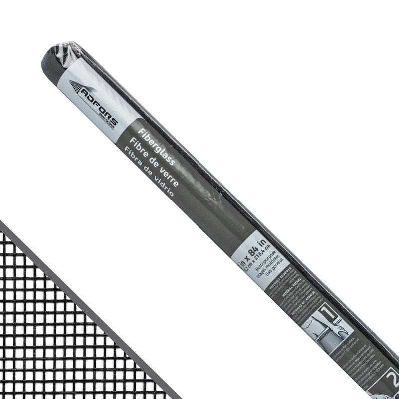 Saint-Gobain ADFORS FCS8553-M 30 in. W X 7 ft. L Charcoal Fiberglass Insect Screen Cloth