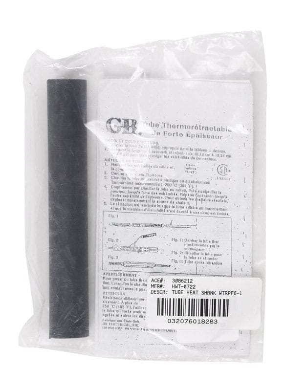 Gardner Bender HWT-0722 3/4 in. D Heat Shrink Tubing Black 1 pk