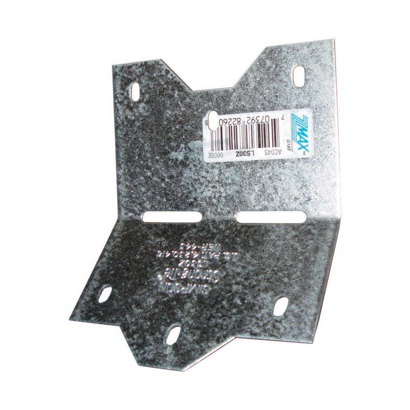 Simpson Strong-Tie LS30Z 3.3 in. W X 3.4 in. L Galvanized Steel L-Angle