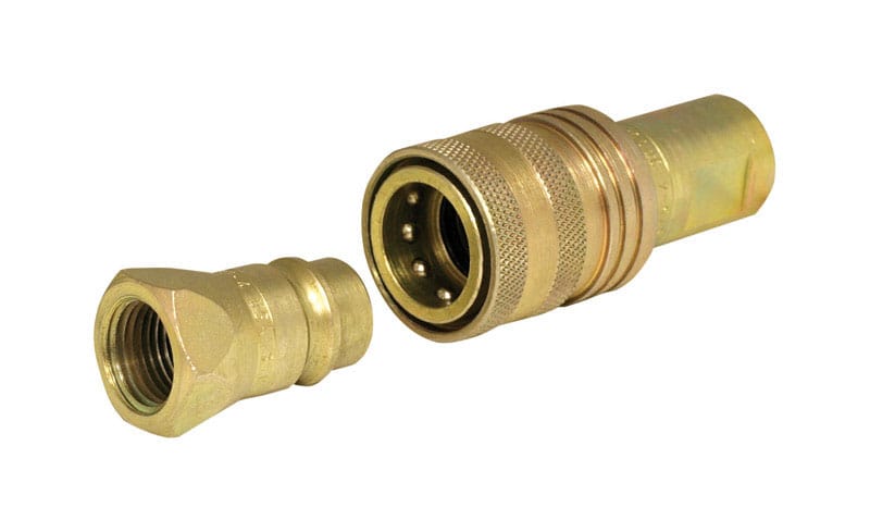 Apache 39041400 Steel 1/2 in. D X 1/2 in. D Hydraulic Coupler 1 pk