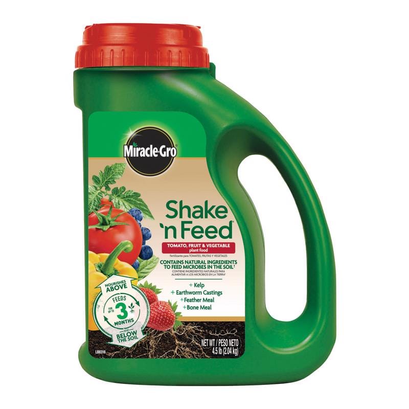 Miracle Grow 7295405 Miracle Grow Tomato Fruit Vegetable 4.5
