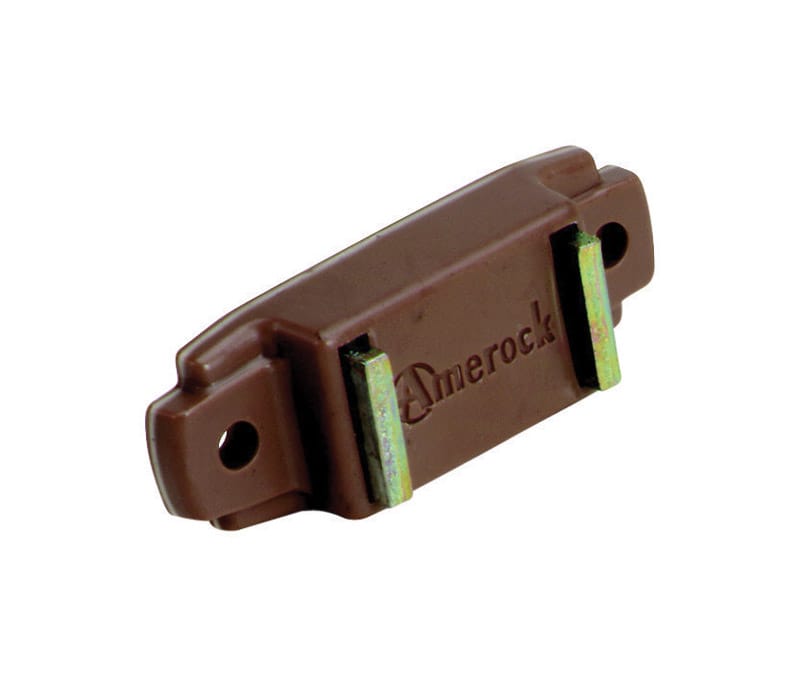 Amerock BP97653PT 3/4 in. W X 1-15/16 in. L Brown Plastic Magnetic Catch 1 pk