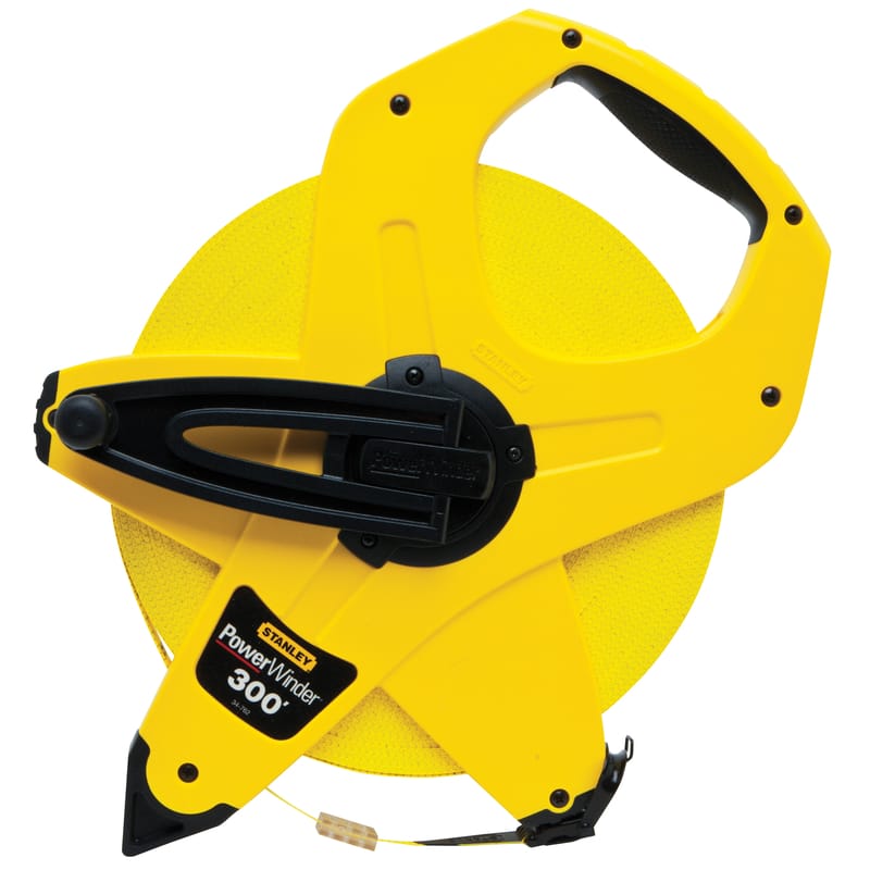 Stanley 34-762 PowerWinder 300 ft. L X 0.5 in. W Open Reel Long Tape Measure 1 pk