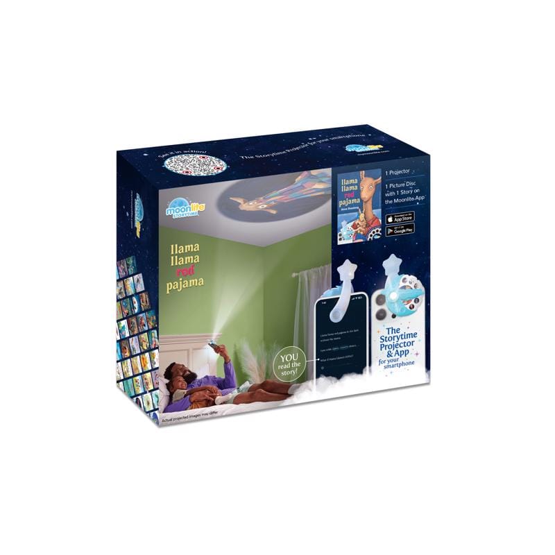 Moonlite Storytime 240067 Llama Llama Red Pajama Story Projector Blue