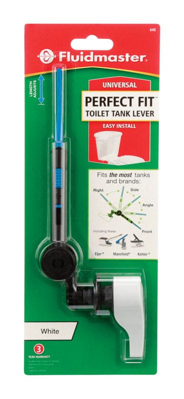 Fluidmaster 640 Perfect Fit Tank Lever White Plastic For Universal
