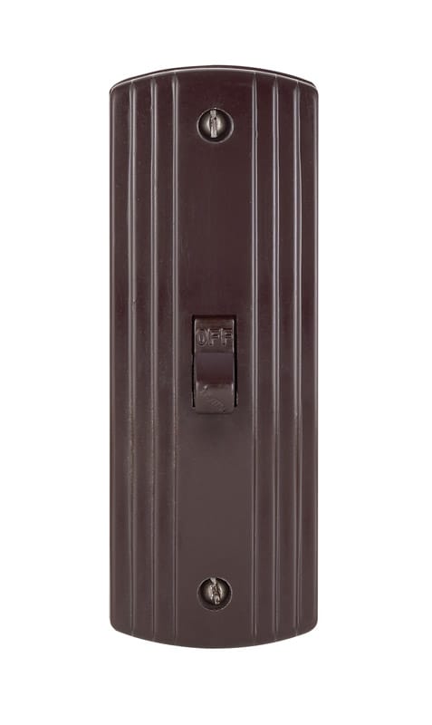 Leviton C20-05231-000 10 amps Single Pole Toggle Switch Brown 1 pk