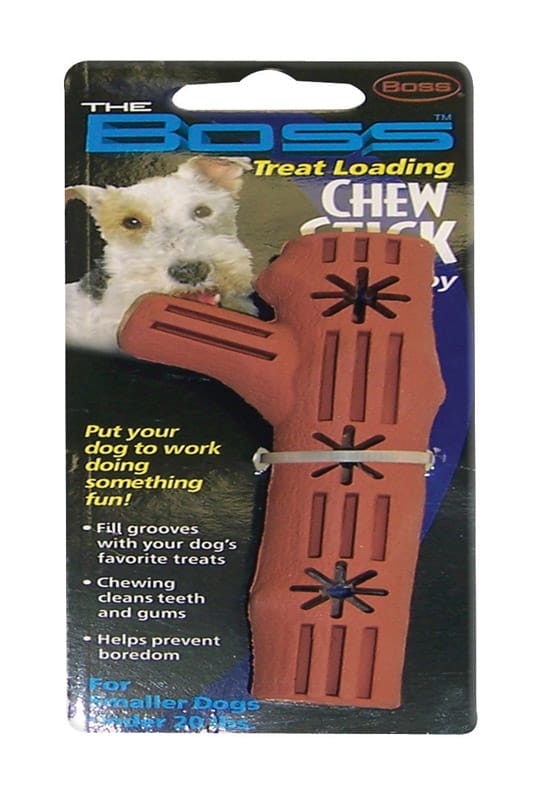 Boss Pet A02670 For Dog Brown Rubber Chew Stick Dog Toy Small 1 pk