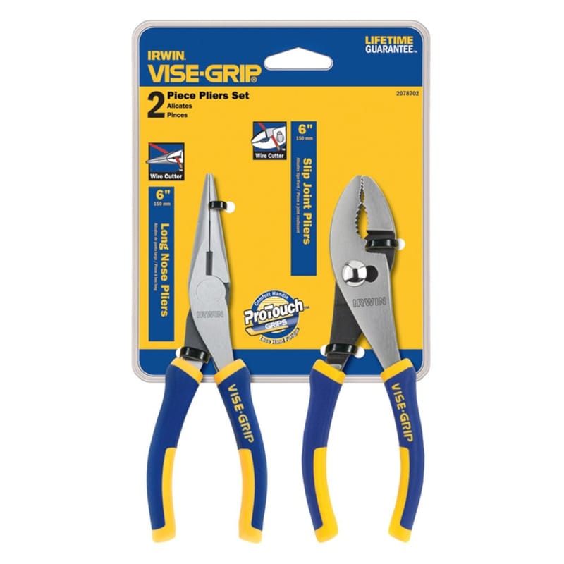 Irwin 2078702 Vise-Grip 2 pc Alloy Steel Professional Pliers Set 6 in. L