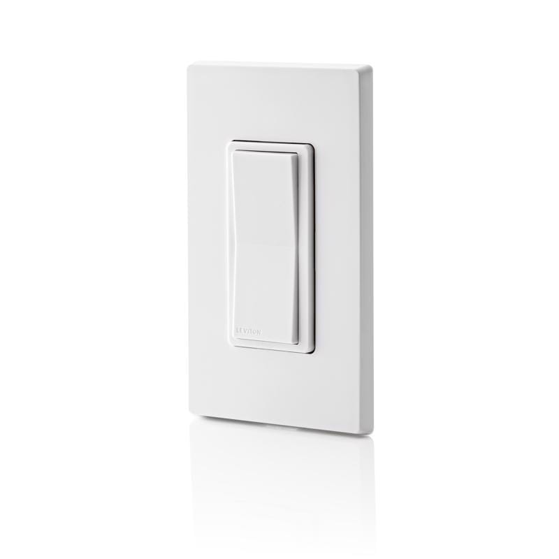 Leviton DAWSC-1RW Decora 3-Way WiFi Smart-Enabled Switch White 1 pk