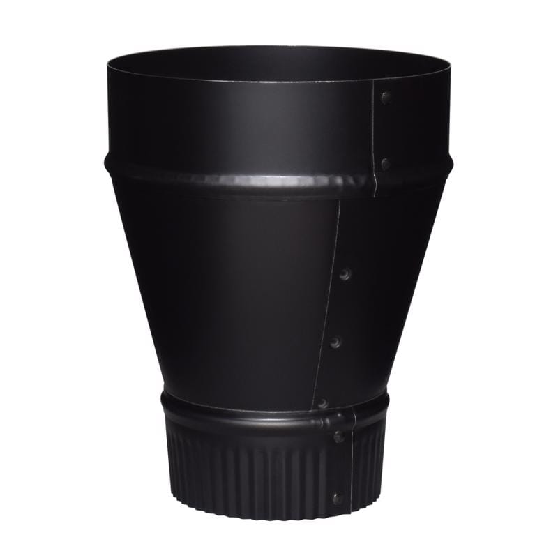 Imperial BM0074 6 in. D X 4 in. D Galvanized Steel Stove Pipe Reducer