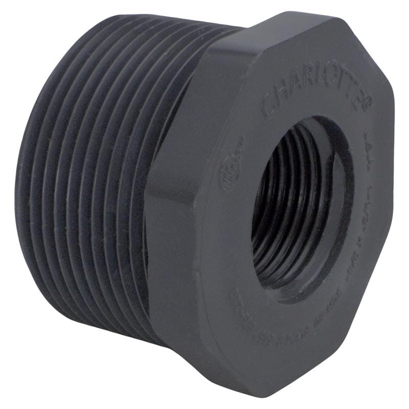 Charlotte Pipe PVC082001600 Schedule 80 3/4 in. 1/2 in. D PVC Bushing 1 pk