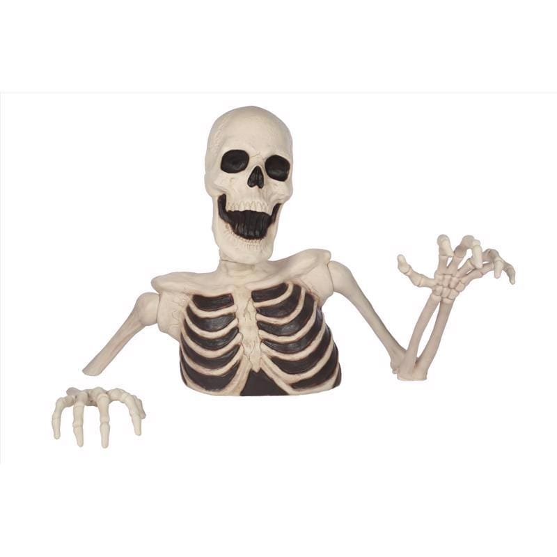 Seasons W84999 35 in. Ground Breaker Skeleton Halloween Decor