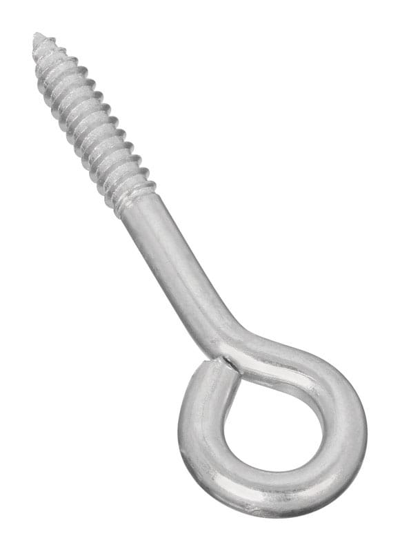 National Hardware N220-681 4 in. L Zinc-Plated Silver Steel Lag Screw Eye 1 pk