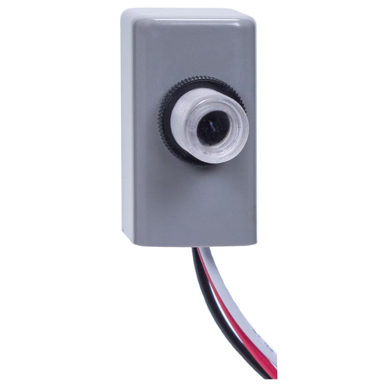 Intermatic EK4036SD89 NightFox Gray Photoelectric Button Style Photo Control 1 pk
