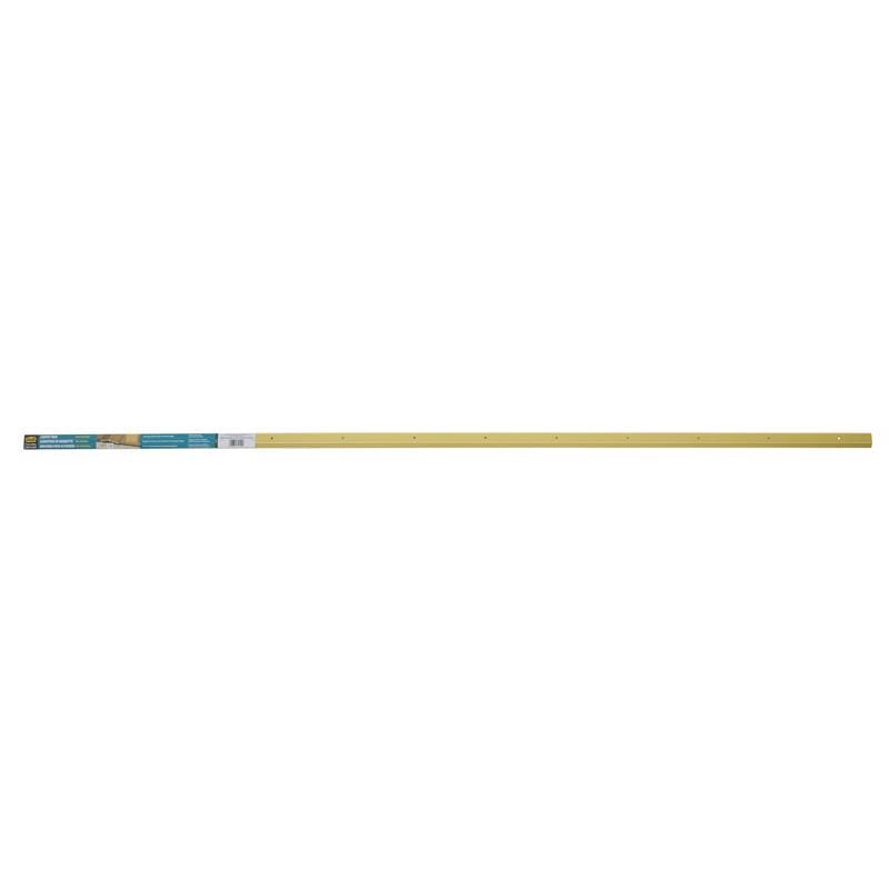 M-D Building Products 79152 0.3 in. H X 1.38 in. W X 72 in. L Satin Brass Aluminum Carpet Trim