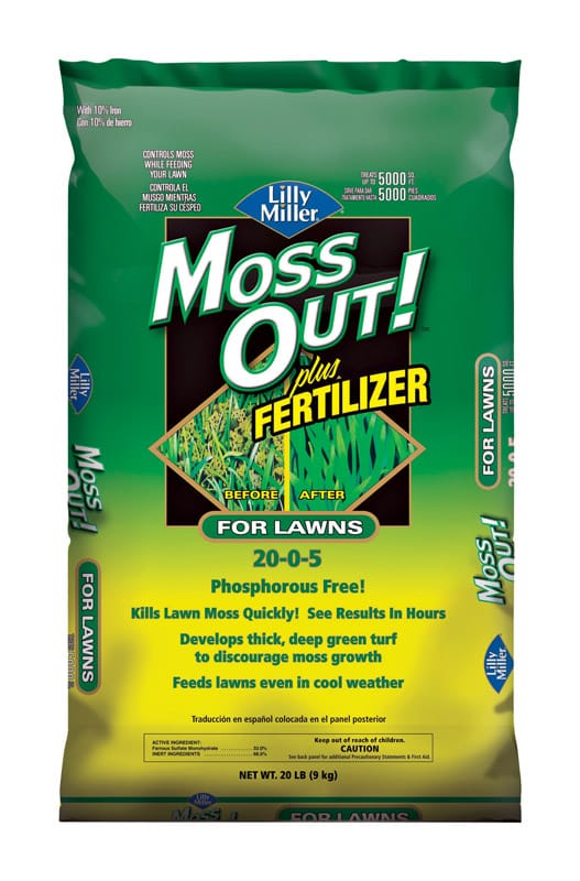Lilly Miller 100508946 Moss Out Moss Killer Granules 20 lb