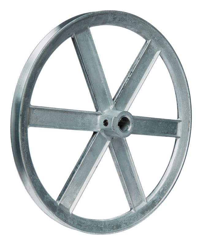 Chicago Die Cast 1000A7 10 in. D X 3/4 in. D Zinc Single V-Grooved Pulley