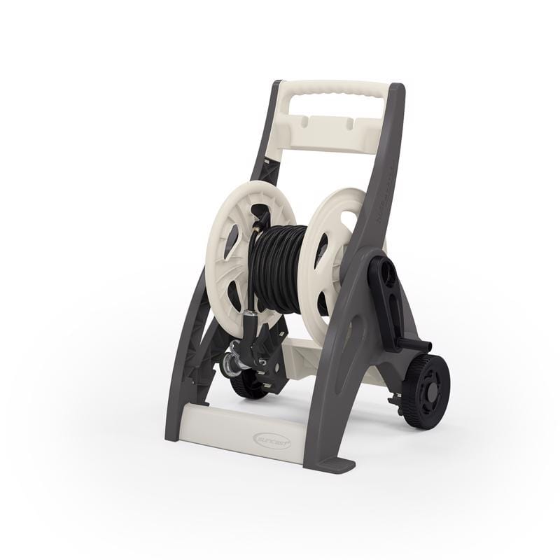 Suncast CPLJNF175P2 Hosemobile 175 ft. Gray Wheeled Hose Reel Cart