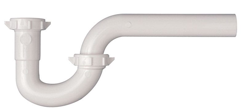 Keeney 2TTPRW50A 1-1/4 in. Slip X 1-1/4 in. D Slip Plastic J-Bend 1 pk